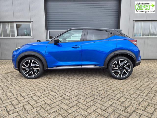 Nissan Juke 1.0 DIG-T 114PS N-Design Automatik Teil-Leder Klimaautomatik Sitzheizung Lenkradheizung PDC v+h R&uuml;ckf.Kamera Navi 19"LM Bluetooth Touchscreen Apple CarPlay Android Auto 