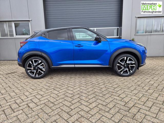 Nissan Juke 1.0 DIG-T 114PS N-Design Automatik Teil-Leder Klimaautomatik Sitzheizung Lenkradheizung PDC v+h R&uuml;ckf.Kamera Navi 19"LM Bluetooth Touchscreen Apple CarPlay Android Auto 