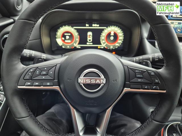 Nissan Juke 1.0 DIG-T 114PS N-Design Automatik Teil-Leder Klimaautomatik Sitzheizung Lenkradheizung PDC v+h R&uuml;ckf.Kamera Navi 19"LM Bluetooth Touchscreen Apple CarPlay Android Auto 