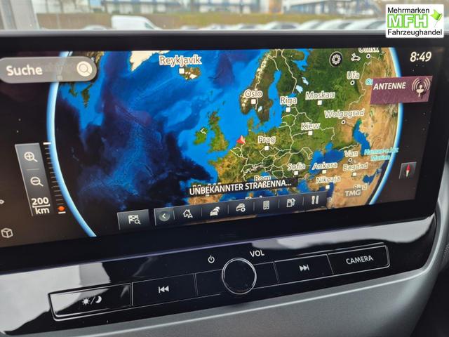 Nissan Juke 1.0 DIG-T 114PS N-Design Automatik Teil-Leder Klimaautomatik Sitzheizung Lenkradheizung PDC v+h R&uuml;ckf.Kamera Navi 19"LM Bluetooth Touchscreen Apple CarPlay Android Auto 
