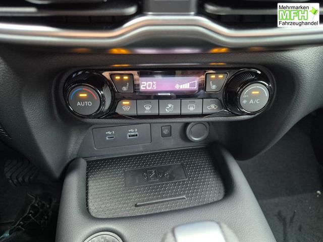 Nissan Juke 1.0 DIG-T 114PS N-Design Automatik Teil-Leder Klimaautomatik Sitzheizung Lenkradheizung PDC v+h R&uuml;ckf.Kamera Navi 19"LM Bluetooth Touchscreen Apple CarPlay Android Auto 