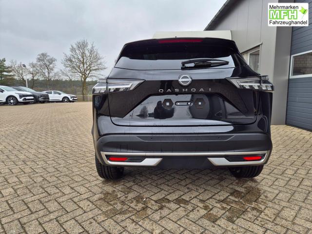 Nissan Qashqai 1.3 DIG-T MHEV 158 PS X-Tronic Tekna Voll-Leder Klimaautomatik PanoGlasdach Sitzheizung Lenkradheizung Navi Head-Up Display elektr. Heckklappe ACC PDC v+h 360&deg;Kamera DAB Bluetooth Touchscreen Apple CarPlay Android Auto 19"LM 
