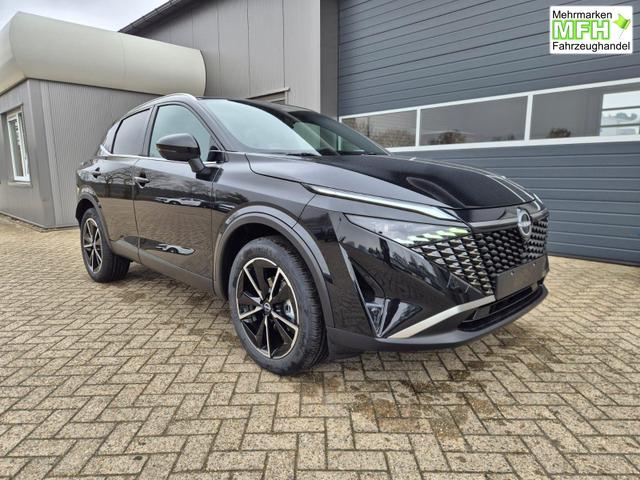 Nissan Qashqai 1.3 DIG-T MHEV 158 PS X-Tronic Tekna Voll-Leder Klimaautomatik PanoGlasdach Sitzheizung Lenkradheizung Navi Head-Up Display elektr. Heckklappe ACC PDC v+h 360&deg;Kamera DAB Bluetooth Touchscreen Apple CarPlay Android Auto 19"LM 