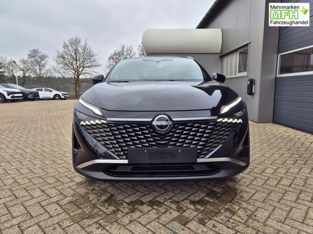 Nissan Qashqai 1.3 DIG-T MHEV 158 PS X-Tronic Tekna Voll-Leder Klimaautomatik PanoGlasdach Sitzheizung Lenkradheizung Navi Head-Up Display elektr. Heckklappe ACC PDC v+h 360&deg;Kamera DAB Bluetooth Touchscreen Apple CarPlay Android Auto 19"LM 