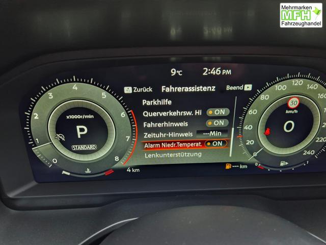 Nissan Qashqai 1.3 DIG-T MHEV 158 PS X-Tronic Tekna Voll-Leder Klimaautomatik PanoGlasdach Sitzheizung Lenkradheizung Navi Head-Up Display elektr. Heckklappe ACC PDC v+h 360&deg;Kamera DAB Bluetooth Touchscreen Apple CarPlay Android Auto 19"LM 