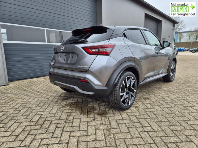 Nissan Juke 1.0 DIG-T 114PS N-Design Automatik Teil-Leder Klimaautomatik Sitzheizung Lenkradheizung PDC v+h R&uuml;ckf.Kamera Navi 19"LM Bluetooth Touchscreen Apple CarPlay Android Auto 