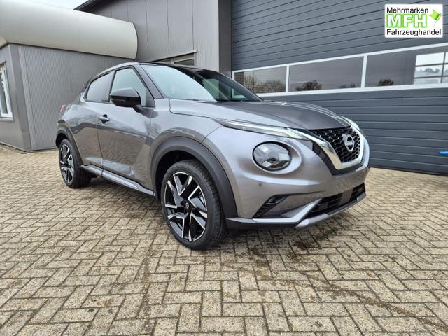Nissan Juke 1.0 DIG-T 114PS N-Design Automatik Teil-Leder Klimaautomatik Sitzheizung Lenkradheizung PDC v+h R&uuml;ckf.Kamera Navi 19"LM Bluetooth Touchscreen Apple CarPlay Android Auto 