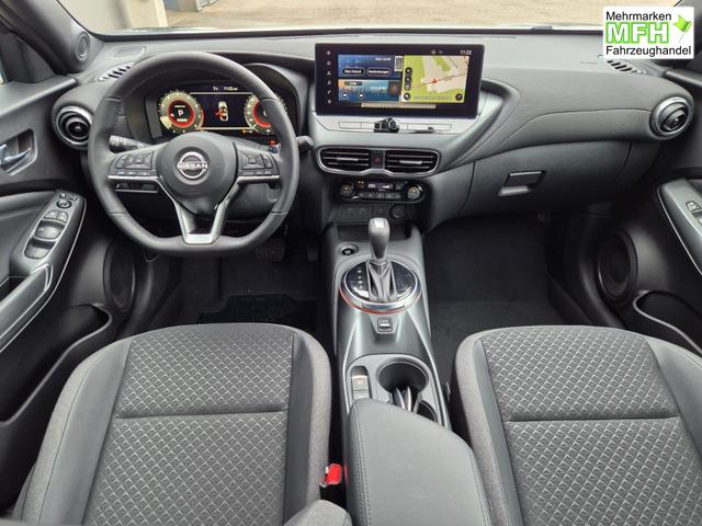 Nissan Juke 1.0 DIG-T 114PS N-Design Automatik Teil-Leder Klimaautomatik Sitzheizung Lenkradheizung PDC v+h R&uuml;ckf.Kamera Navi 19"LM Bluetooth Touchscreen Apple CarPlay Android Auto 
