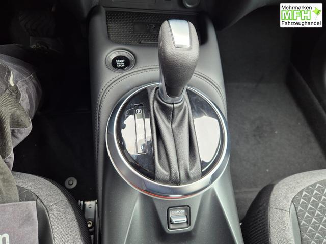 Nissan Juke 1.0 DIG-T 114PS N-Design Automatik Teil-Leder Klimaautomatik Sitzheizung Lenkradheizung PDC v+h R&uuml;ckf.Kamera Navi 19"LM Bluetooth Touchscreen Apple CarPlay Android Auto 