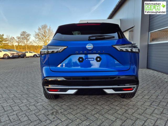 Nissan Qashqai 1.3 DIG-T MHEV 158 PS X-Tronic Tekna Premium Paket 20"LM Teil-Leder PanoGlasdach Klimaautomatik Sitzheizung Lenkradheizung Navi Head-Up Display elektr. Heckklappe ACC PDC v+h 360&deg;Kamera DAB Bluetooth Touchscreen Apple CarPlay Android Auto 