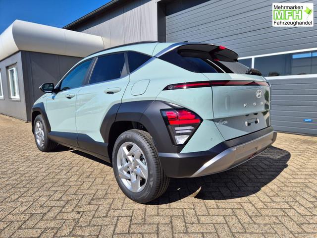 Hyundai KONA Trend 1.6 T-GDI 150PS Automatik MY2026 Voll-LED-Projektionsscheinw. mit LED-Lichtband Sitzheizung v+h Lenkradheizung ACC Klimaautomatik Navi Touchscreen DAB+ Apple CarPlay + Android Auto PDC R&uuml;ckf.Kamera 2xKeyless 17-LM 