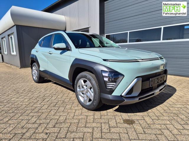 Hyundai KONA Trend 1.6 T-GDI 150PS Automatik MY2026 Voll-LED-Projektionsscheinw. mit LED-Lichtband Sitzheizung v+h Lenkradheizung ACC Klimaautomatik Navi Touchscreen DAB+ Apple CarPlay + Android Auto PDC R&uuml;ckf.Kamera 2xKeyless 17-LM 
