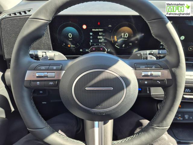 Hyundai KONA Trend 1.6 T-GDI 150PS Automatik MY2026 Voll-LED-Projektionsscheinw. mit LED-Lichtband Sitzheizung v+h Lenkradheizung ACC Klimaautomatik Navi Touchscreen DAB+ Apple CarPlay + Android Auto PDC R&uuml;ckf.Kamera 2xKeyless 17-LM 