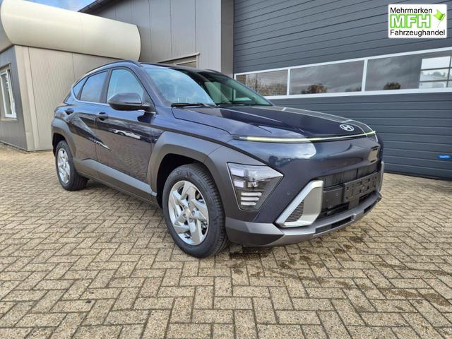 Hyundai KONA Trend 1.6 T-GDI 150PS Automatik MY2026 Voll-LED-Projektionsscheinw. mit LED-Lichtband Sitzheizung v+h Lenkradheizung ACC Klimaautomatik Navi Touchscreen DAB+ Apple CarPlay + Android Auto PDC R&uuml;ckf.Kamera 2xKeyless 17-LM 