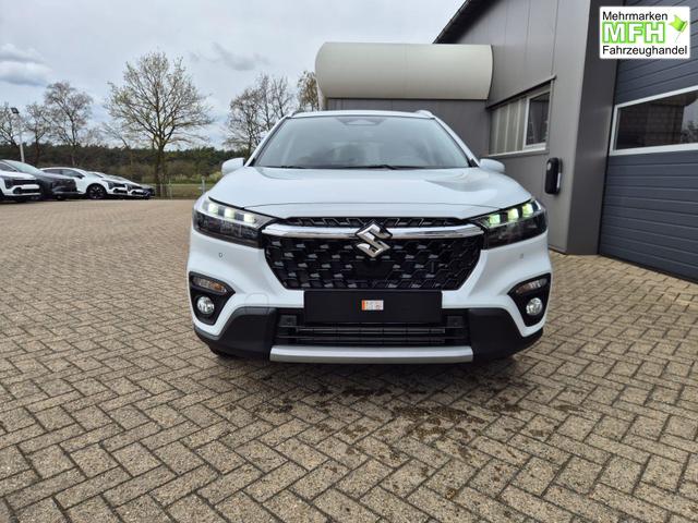 Suzuki S-Cross Comfort+ 110PS Automatik MHEV 1.4 Boosterjet Teilleder Navi Klimaautomatik Sitzheizung ACC PDC v+h 4x Kamera Suzuki-Radio Apple CarPlay Android Auto Touchscreen 2xKeyless 17-LM 