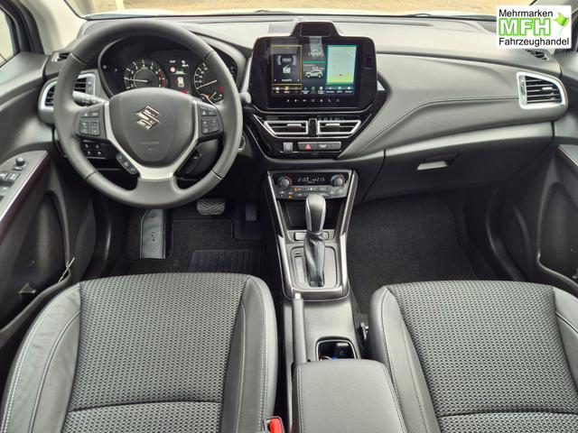 Suzuki S-Cross Comfort+ 110PS Automatik MHEV 1.4 Boosterjet Teilleder Navi Klimaautomatik Sitzheizung ACC PDC v+h 4x Kamera Suzuki-Radio Apple CarPlay Android Auto Touchscreen 2xKeyless 17-LM 