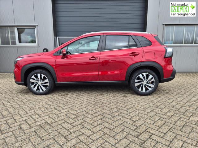 Suzuki S-Cross Comfort+ 110PS Automatik MHEV 1.4 Boosterjet Teilleder Navi Klimaautomatik Sitzheizung ACC PDC v+h 4x Kamera Suzuki-Radio Apple CarPlay Android Auto Touchscreen 2xKeyless 17-LM 