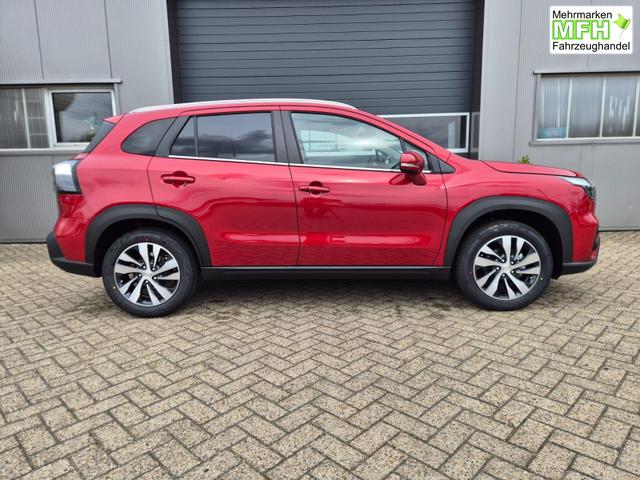 Suzuki S-Cross Comfort+ 110PS Automatik MHEV 1.4 Boosterjet Teilleder Navi Klimaautomatik Sitzheizung ACC PDC v+h 4x Kamera Suzuki-Radio Apple CarPlay Android Auto Touchscreen 2xKeyless 17-LM 