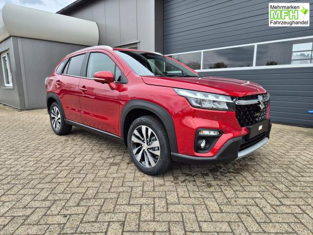Suzuki S-Cross Comfort+ 110PS Automatik MHEV 1.4 Boosterjet Teilleder Navi Klimaautomatik Sitzheizung ACC PDC v+h 4x Kamera Suzuki-Radio Apple CarPlay Android Auto Touchscreen 2xKeyless 17-LM 