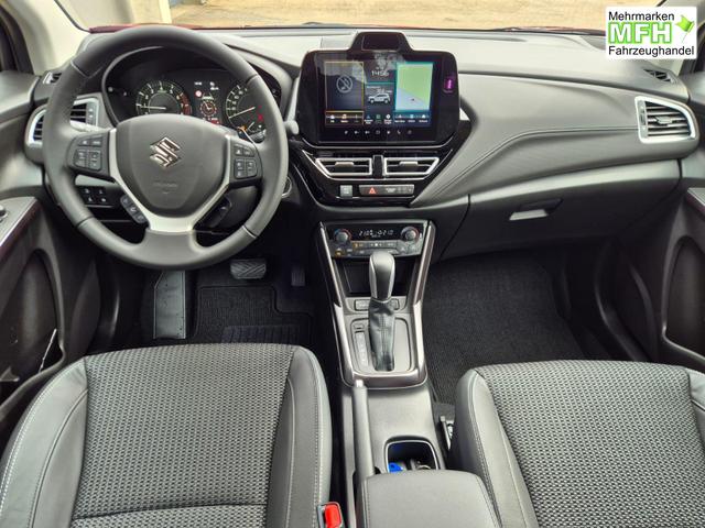 Suzuki S-Cross Comfort+ 110PS Automatik MHEV 1.4 Boosterjet Teilleder Navi Klimaautomatik Sitzheizung ACC PDC v+h 4x Kamera Suzuki-Radio Apple CarPlay Android Auto Touchscreen 2xKeyless 17-LM 