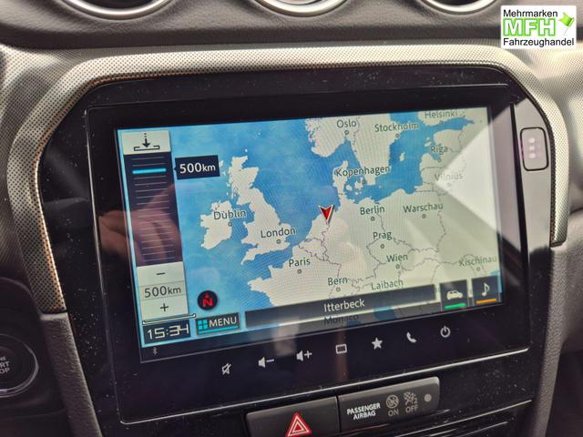 Suzuki Vitara Comfort+ 110PS Automatik MHEV 1.4 Boosterjet Teilleder Navi Klimaautomatik Sitzheizung ACC PDC v+h R&uuml;ckf.Kamera Suzuki-Radio Apple CarPlay Android Auto Touchscreen 2xKeyless 17-LM 