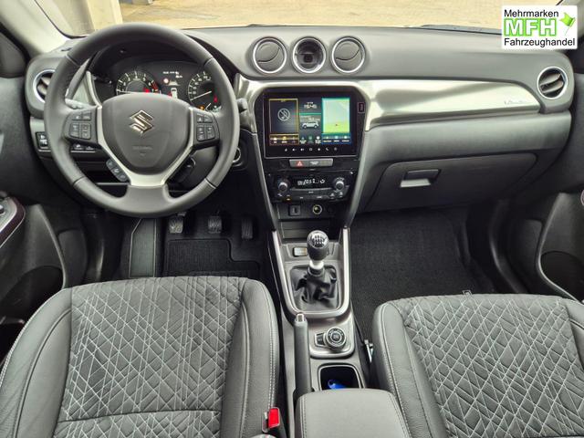 Suzuki Vitara Comfort+ 110PS MHEV 4x4 ALLGRIP 1.4 Boosterjet Allrad Teilleder mit Alcantara Navi Klimaautomatik Sitzheizung ACC PDC v+h R&uuml;ckf.Kamera Suzuki-Radio Apple CarPlay Android Auto Touchscreen 2xKeyless 17-LM 