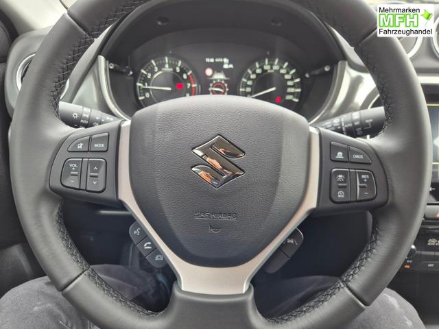 Suzuki Vitara Comfort+ 110PS MHEV 4x4 ALLGRIP 1.4 Boosterjet Allrad Teilleder mit Alcantara Navi Klimaautomatik Sitzheizung ACC PDC v+h R&uuml;ckf.Kamera Suzuki-Radio Apple CarPlay Android Auto Touchscreen 2xKeyless 17-LM 