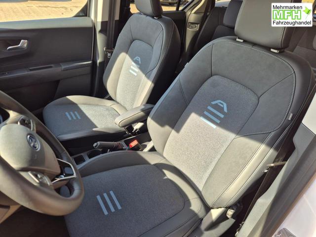 Ford Tourneo Courier 1.0 EcoBoost 125PS Active Teil-Leder Sitzheizung Lenkradheizung Klimaautomatik PDC v+h R&uuml;ckf.-Kamera ACC TWA Frontscheibe beheizb. Ford-Navi SYNC4 Apple CarPlay + Android Auto 