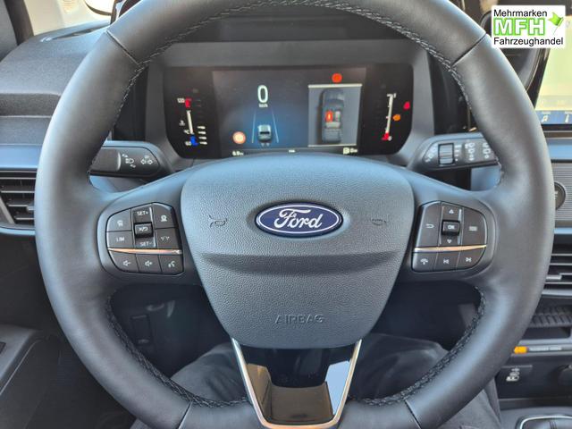 Ford Tourneo Courier 1.0 EcoBoost 125PS Active Teil-Leder Sitzheizung Lenkradheizung Klimaautomatik PDC v+h R&uuml;ckf.-Kamera ACC TWA Frontscheibe beheizb. Ford-Navi SYNC4 Apple CarPlay + Android Auto 