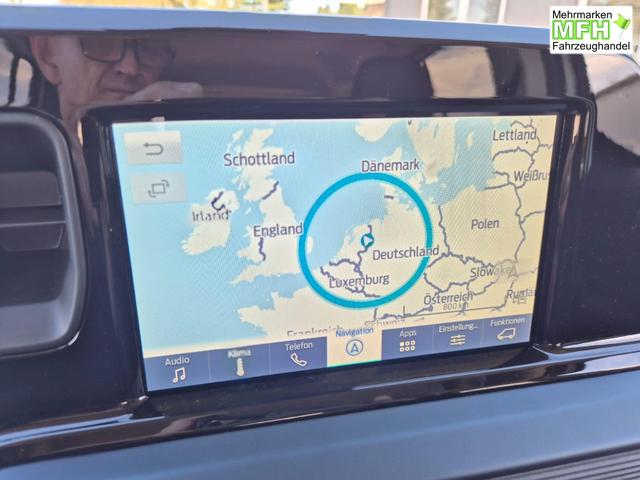 Ford Tourneo Courier 1.0 EcoBoost 125PS Active Teil-Leder Sitzheizung Lenkradheizung Klimaautomatik PDC v+h R&uuml;ckf.-Kamera ACC TWA Frontscheibe beheizb. Ford-Navi SYNC4 Apple CarPlay + Android Auto 