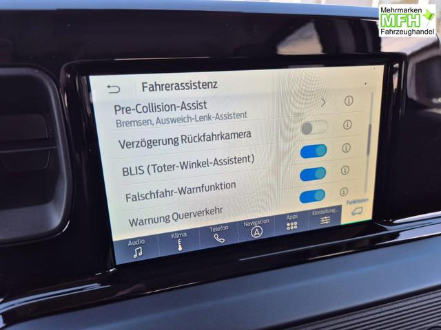 Ford Tourneo Courier 1.0 EcoBoost 125PS Active Teil-Leder Sitzheizung Lenkradheizung Klimaautomatik PDC v+h R&uuml;ckf.-Kamera ACC TWA Frontscheibe beheizb. Ford-Navi SYNC4 Apple CarPlay + Android Auto 