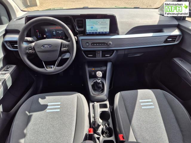 Ford Tourneo Courier 1.0 EcoBoost 125PS Active Teil-Leder Sitzheizung Lenkradheizung Klimaautomatik PDC v+h R&uuml;ckf.-Kamera ACC TWA Frontscheibe beheizb. Ford-Navi SYNC4 Apple CarPlay + Android Auto 