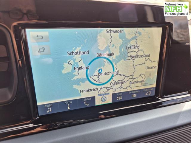 Ford Tourneo Courier 1.0 EcoBoost 125PS Active Teil-Leder Sitzheizung Lenkradheizung Klimaautomatik PDC v+h R&uuml;ckf.-Kamera ACC TWA Frontscheibe beheizb. Ford-Navi SYNC4 Apple CarPlay + Android Auto 