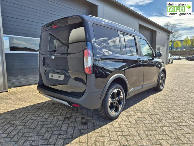 Ford Tourneo Courier 1.0 EcoBoost 125PS Active Teil-Leder Sitzheizung Lenkradheizung Klimaautomatik PDC v+h R&uuml;ckf.-Kamera ACC TWA Frontscheibe beheizb. Ford-Navi SYNC4 Apple CarPlay + Android Auto 