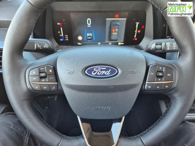 Ford Tourneo Courier 1.0 EcoBoost 125PS Active Teil-Leder Sitzheizung Lenkradheizung Klimaautomatik PDC v+h R&uuml;ckf.-Kamera ACC TWA Frontscheibe beheizb. Ford-Navi SYNC4 Apple CarPlay + Android Auto 
