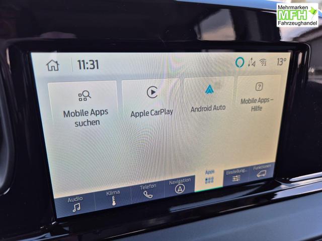 Ford Tourneo Courier 1.0 EcoBoost 125PS Active Teil-Leder Sitzheizung Lenkradheizung Klimaautomatik PDC v+h R&uuml;ckf.-Kamera ACC TWA Frontscheibe beheizb. Ford-Navi SYNC4 Apple CarPlay + Android Auto 