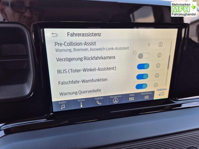 Ford Tourneo Courier 1.0 EcoBoost 125PS Active Teil-Leder Sitzheizung Lenkradheizung Klimaautomatik PDC v+h R&uuml;ckf.-Kamera ACC TWA Frontscheibe beheizb. Ford-Navi SYNC4 Apple CarPlay + Android Auto 