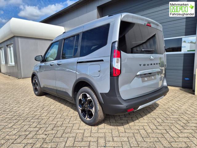 Ford Tourneo Courier 1.0 EcoBoost 125PS Active Teil-Leder Sitzheizung Lenkradheizung Klimaautomatik PDC v+h R&uuml;ckf.-Kamera ACC TWA Frontscheibe beheizb. Ford-Navi SYNC4 Apple CarPlay + Android Auto 