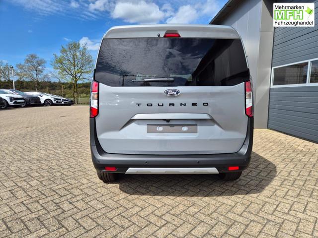 Ford Tourneo Courier 1.0 EcoBoost 125PS Active Teil-Leder Sitzheizung Lenkradheizung Klimaautomatik PDC v+h R&uuml;ckf.-Kamera ACC TWA Frontscheibe beheizb. Ford-Navi SYNC4 Apple CarPlay + Android Auto 