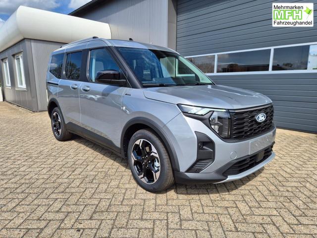 Ford Tourneo Courier 1.0 EcoBoost 125PS Active Teil-Leder Sitzheizung Lenkradheizung Klimaautomatik PDC v+h R&uuml;ckf.-Kamera ACC TWA Frontscheibe beheizb. Ford-Navi SYNC4 Apple CarPlay + Android Auto 