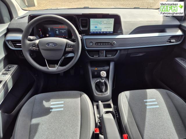 Ford Tourneo Courier 1.0 EcoBoost 125PS Active Teil-Leder Sitzheizung Lenkradheizung Klimaautomatik PDC v+h R&uuml;ckf.-Kamera ACC TWA Frontscheibe beheizb. Ford-Navi SYNC4 Apple CarPlay + Android Auto 