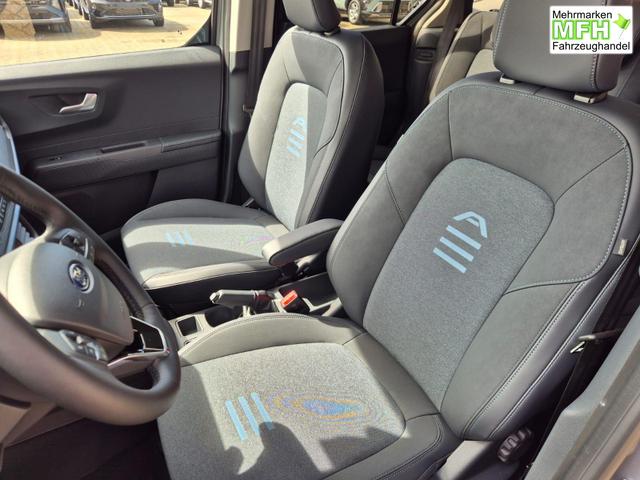 Ford Tourneo Courier 1.0 EcoBoost 125PS Active Teil-Leder Sitzheizung Lenkradheizung Klimaautomatik PDC v+h R&uuml;ckf.-Kamera ACC TWA Frontscheibe beheizb. Ford-Navi SYNC4 Apple CarPlay + Android Auto 