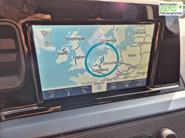 Ford Tourneo Courier 1.0 EcoBoost 125PS Active Teil-Leder Sitzheizung Lenkradheizung Klimaautomatik PDC v+h R&uuml;ckf.-Kamera ACC TWA Frontscheibe beheizb. Ford-Navi SYNC4 Apple CarPlay + Android Auto 