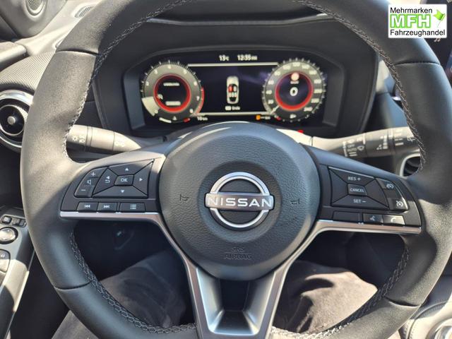 Nissan Juke 1.0 DIG-T 114PS N-Connecta Teil-Leder Klimaautomatik PDC v+h R&uuml;ckf.Kamera Bluetooth Touchscreen Apple CarPlay Android Auto 17"LM 