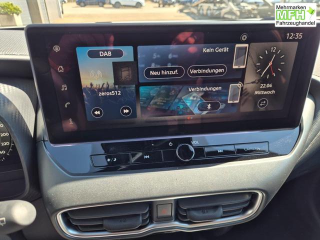 Nissan Juke 1.0 DIG-T 114PS N-Connecta Teil-Leder Klimaautomatik PDC v+h R&uuml;ckf.Kamera Bluetooth Touchscreen Apple CarPlay Android Auto 17"LM 