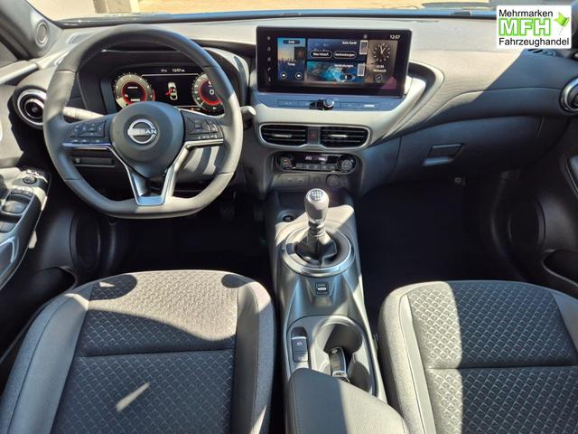 Nissan Juke 1.0 DIG-T 114PS N-Connecta Teil-Leder Klimaautomatik PDC v+h R&uuml;ckf.Kamera Bluetooth Touchscreen Apple CarPlay Android Auto 17"LM 