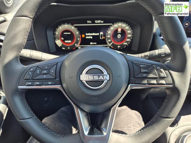 Nissan Juke 1.0 DIG-T 114PS N-Connecta Teil-Leder Klimaautomatik PDC v+h R&uuml;ckf.Kamera Bluetooth Touchscreen Apple CarPlay Android Auto 17"LM 