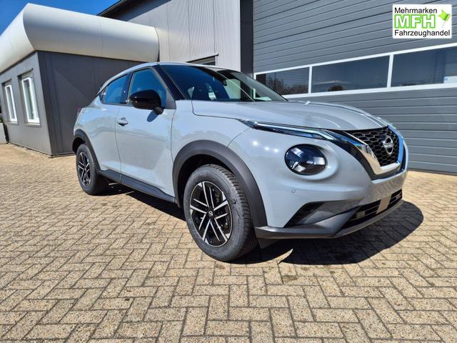 Nissan Juke 1.0 DIG-T 114PS N-Connecta Teil-Leder Klimaautomatik PDC v+h R&uuml;ckf.Kamera Bluetooth Touchscreen Apple CarPlay Android Auto 17"LM 