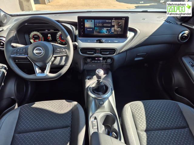 Nissan Juke 1.0 DIG-T 114PS N-Connecta Teil-Leder Klimaautomatik PDC v+h R&uuml;ckf.Kamera Bluetooth Touchscreen Apple CarPlay Android Auto 17"LM 