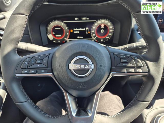 Nissan Juke 1.0 DIG-T 114PS N-Connecta Teil-Leder Klimaautomatik PDC v+h R&uuml;ckf.Kamera Bluetooth Touchscreen Apple CarPlay Android Auto 17"LM 